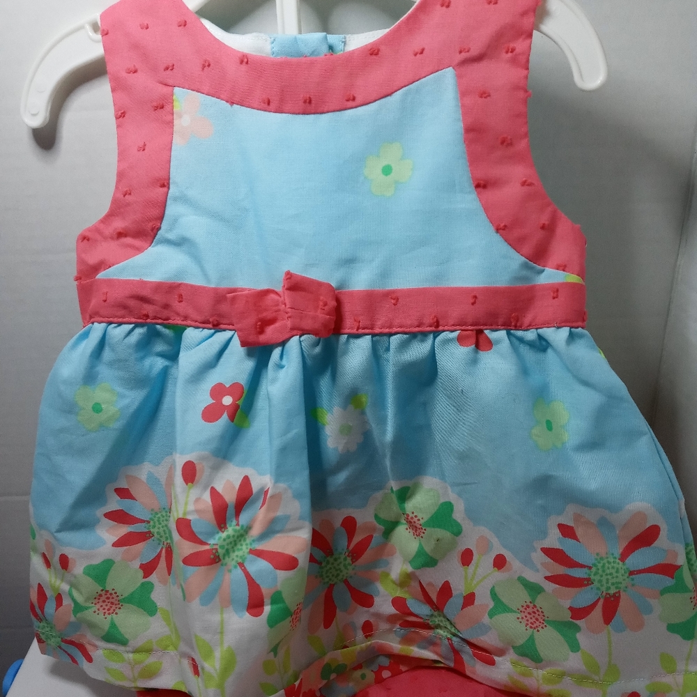 Penelope Mack Floral 2 Piece Dress Set 6-9 months
